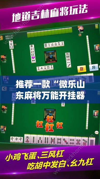 推荐一款“微乐山东麻将万能开挂器通用版”(透视挂)辅助透视教程