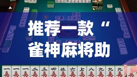 推荐一款“雀神麻将助赢神器购买”(透视挂)辅助透视教程