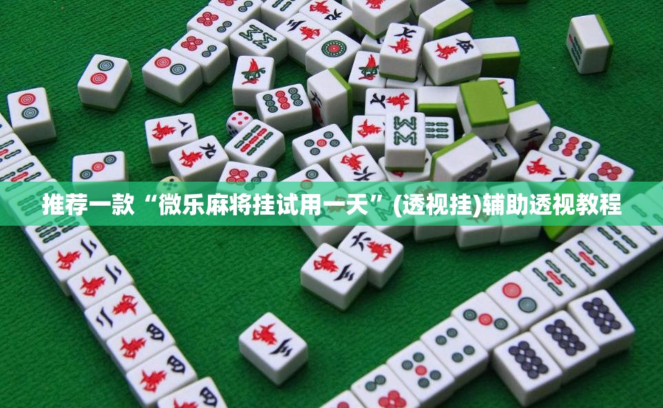 推荐一款“微乐麻将挂试用一天	”(透视挂)辅助透视教程