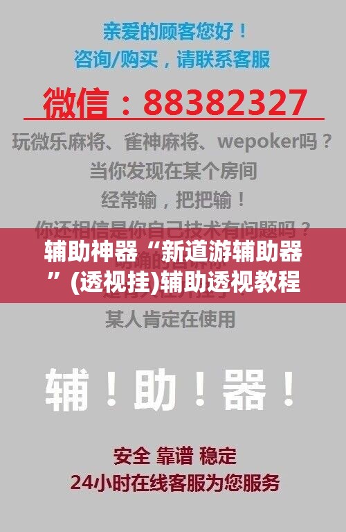 辅助神器“新道游辅助器”(透视挂)辅助透视教程