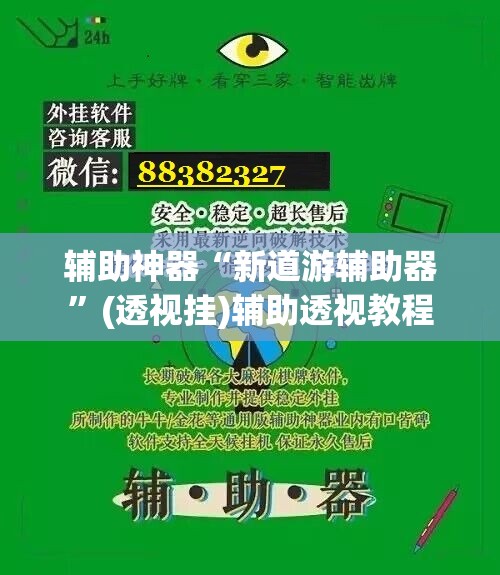 辅助神器“新道游辅助器”(透视挂)辅助透视教程