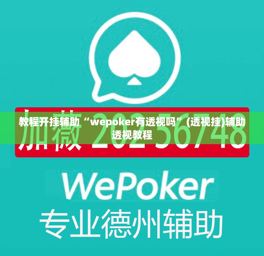 教程开挂辅助“wepoker有透视吗	”(透视挂)辅助透视教程