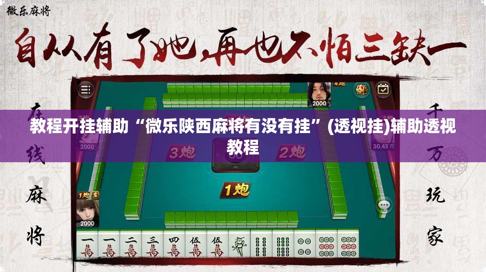 教程开挂辅助“微乐湖北麻将开挂视频	”(透视挂)辅助透视教程