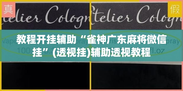 教程开挂辅助“雀神广东麻将微信挂	”(透视挂)辅助透视教程