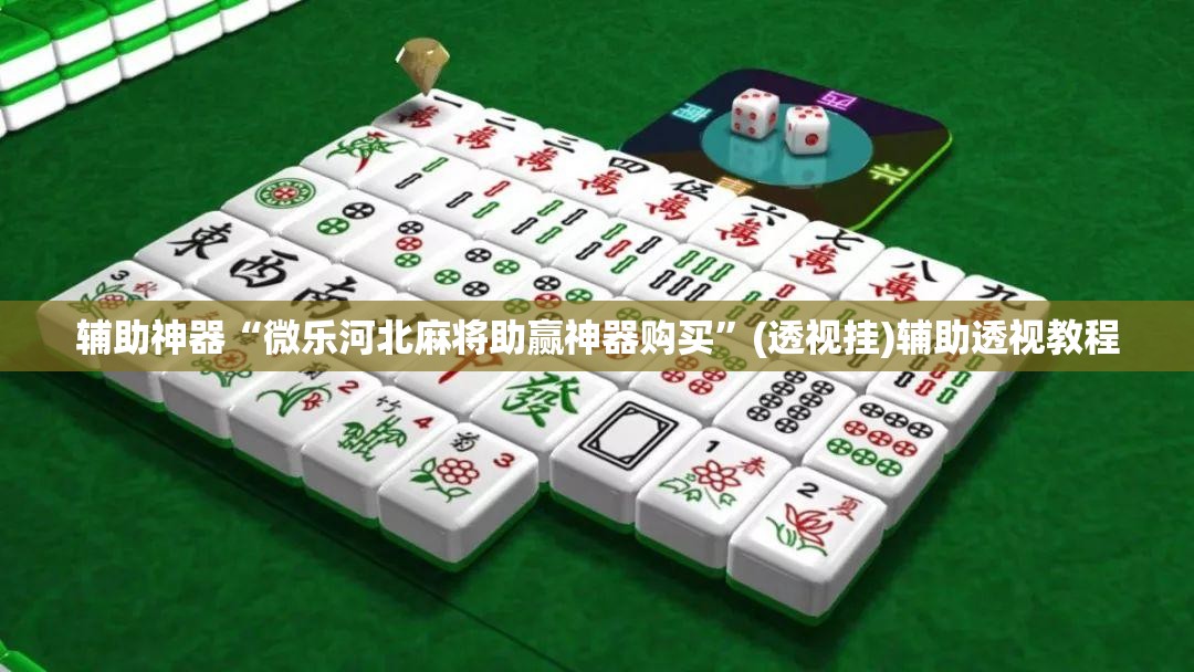 教程开挂辅助“微乐江苏麻将有挂吗”(透视挂)辅助透视教程