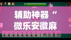 辅助神器“微乐安徽麻将万能开挂器”(透视挂)辅助透视教程