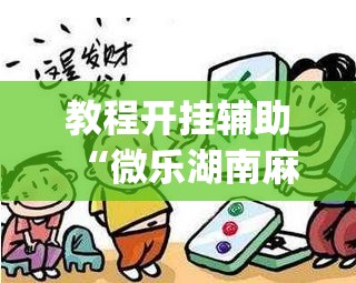 教程开挂辅助“微乐湖南麻将小程序必赢神器免费	”(透视挂)辅助透视教程