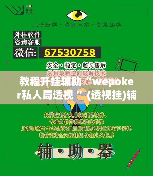 教程开挂辅助“wepoker私人局透视 	”(透视挂)辅助透视教程