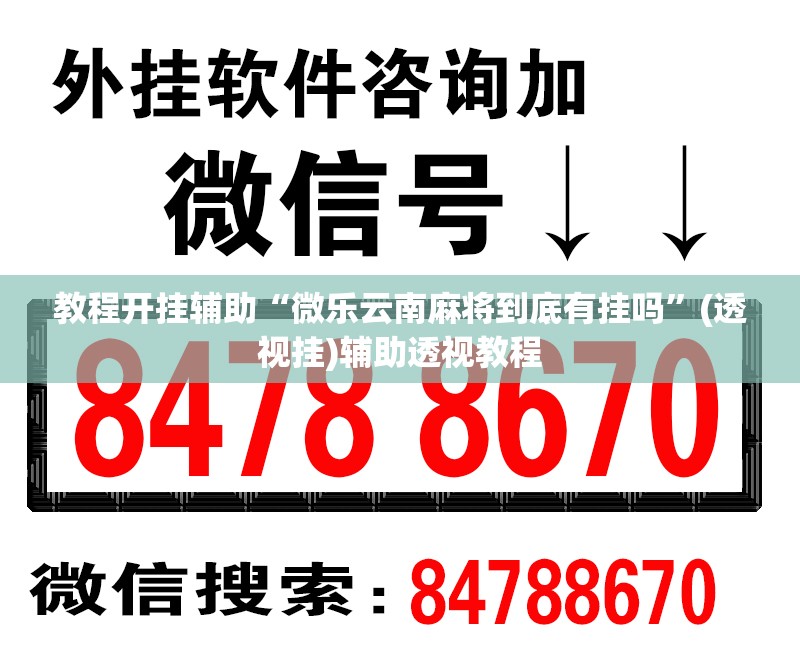 教程开挂辅助“微乐云南麻将到底有挂吗”(透视挂)辅助透视教程