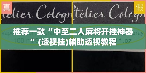 推荐一款“中至二人麻将开挂神器”(透视挂)辅助透视教程