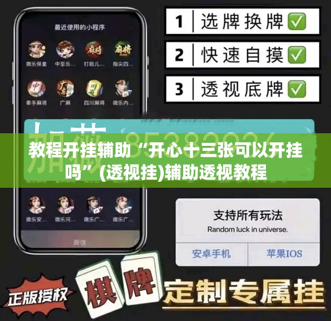 教程开挂辅助“开心十三张可以开挂吗	”(透视挂)辅助透视教程