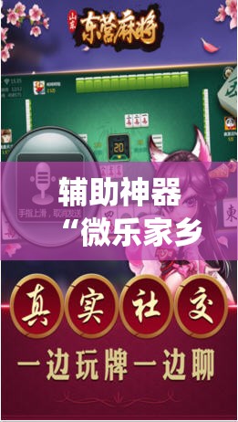 辅助神器“微乐家乡麻将免费开挂”(透视挂)辅助透视教程