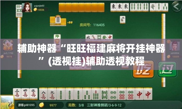 辅助神器“旺旺福建麻将开挂神器”(透视挂)辅助透视教程