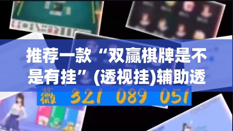 推荐一款“双赢棋牌是不是有挂”(透视挂)辅助透视教程