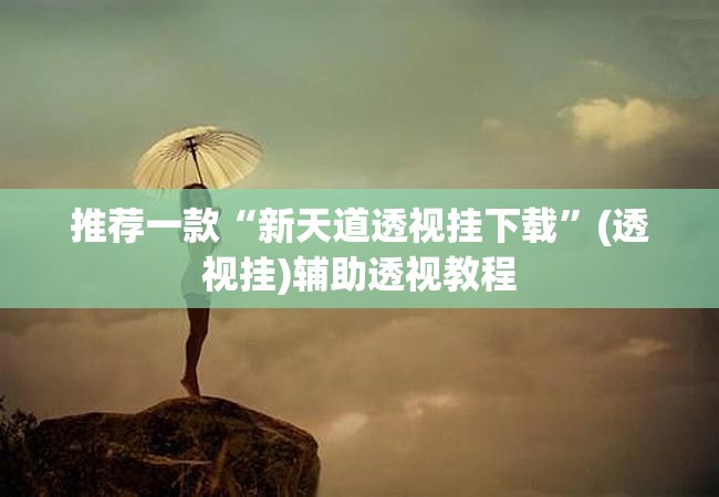 推荐一款“新天道透视挂下载”(透视挂)辅助透视教程