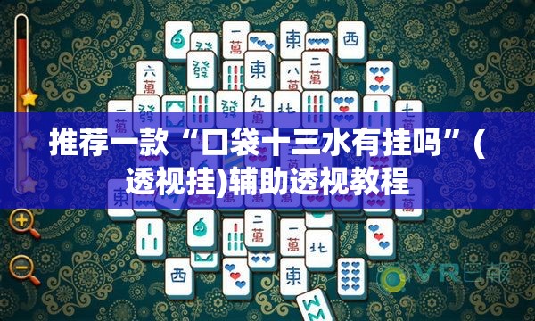 推荐一款“口袋十三水有挂吗	”(透视挂)辅助透视教程