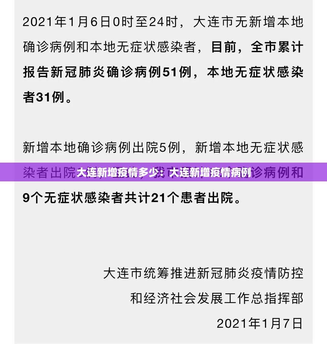 大连新增疫情多少:大连新增疫情病例 大连新增疫情多少:大连新增疫情病例