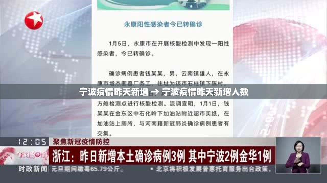 宁波疫情昨天新增 → 宁波疫情昨天新增人数 宁波疫情昨天新增 → 宁波疫情昨天新增人数