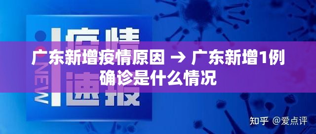 广东新增疫情原因 → 广东新增1例确诊是什么情况 广东新增疫情原因 → 广东新增1例确诊是什么情况
