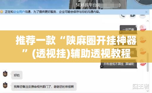 推荐一款“陕麻圈开挂神器”(透视挂)辅助透视教程