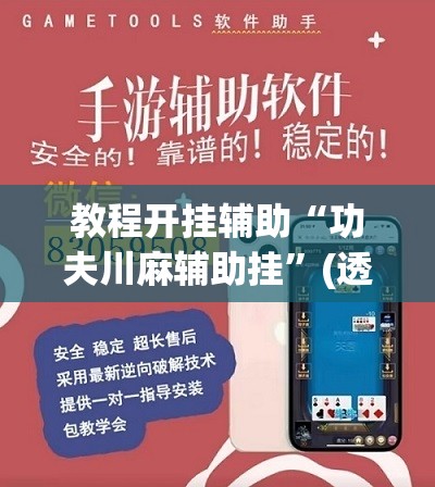 教程开挂辅助“功夫川麻辅助挂”(透视挂)辅助透视教程
