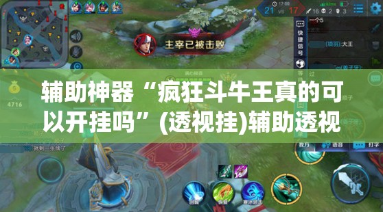 辅助神器“疯狂斗牛王真的可以开挂吗	”(透视挂)辅助透视教程