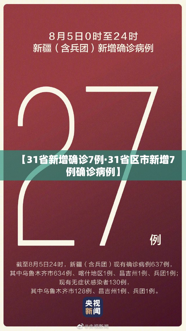 【31省新增确诊7例·31省区市新增7例确诊病例】 【31省新增确诊7例·31省区市新增7例确诊病例】