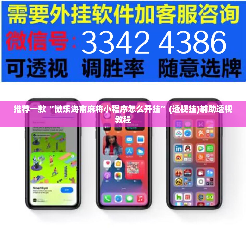 推荐一款“微乐海南麻将小程序怎么开挂”(透视挂)辅助透视教程