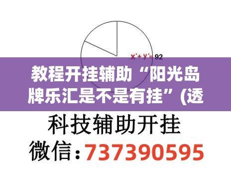 教程开挂辅助“阳光岛牌乐汇是不是有挂	”(透视挂)辅助透视教程