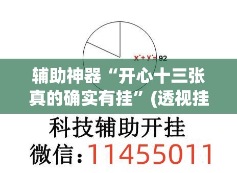 辅助神器“开心十三张真的确实有挂	”(透视挂)辅助透视教程