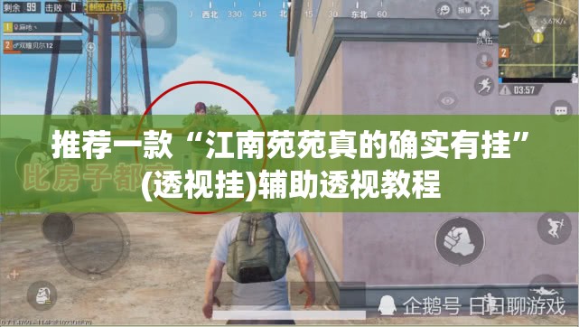 推荐一款“江南苑苑真的确实有挂”(透视挂)辅助透视教程