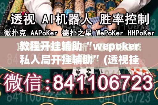 教程开挂辅助“wepoker私人局开挂辅助	”(透视挂)辅助透视教程
