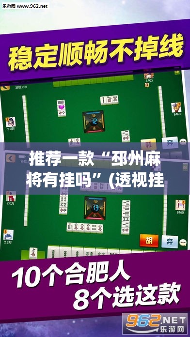 推荐一款“邳州麻将有挂吗”(透视挂)辅助透视教程