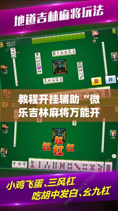 教程开挂辅助“微乐吉林麻将万能开挂器免费”(透视挂)辅助透视教程