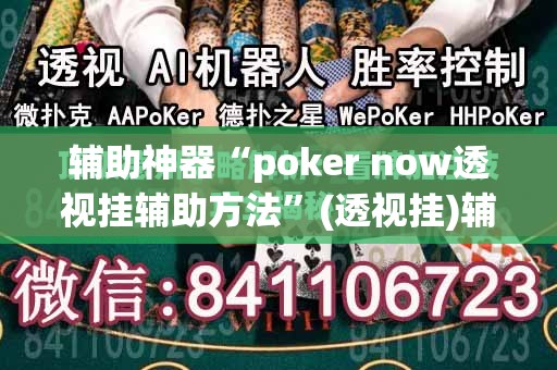 辅助神器“poker now透视挂辅助方法	”(透视挂)辅助透视教程