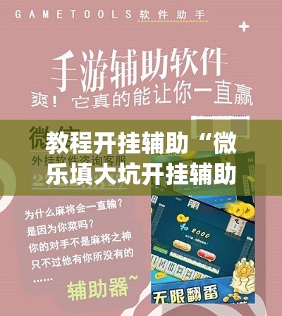 教程开挂辅助“微乐填大坑开挂辅助器”(透视挂)辅助透视教程