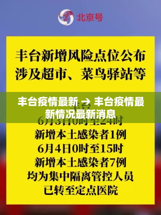 丰台疫情最新 → 丰台疫情最新情况最新消息 丰台疫情最新 → 丰台疫情最新情况最新消息