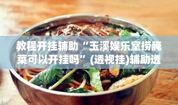 教程开挂辅助“玉溪娱乐室捞腌菜可以开挂吗”(透视挂)辅助透视教程