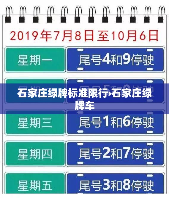 石家庄绿牌标准限行›石家庄绿牌车