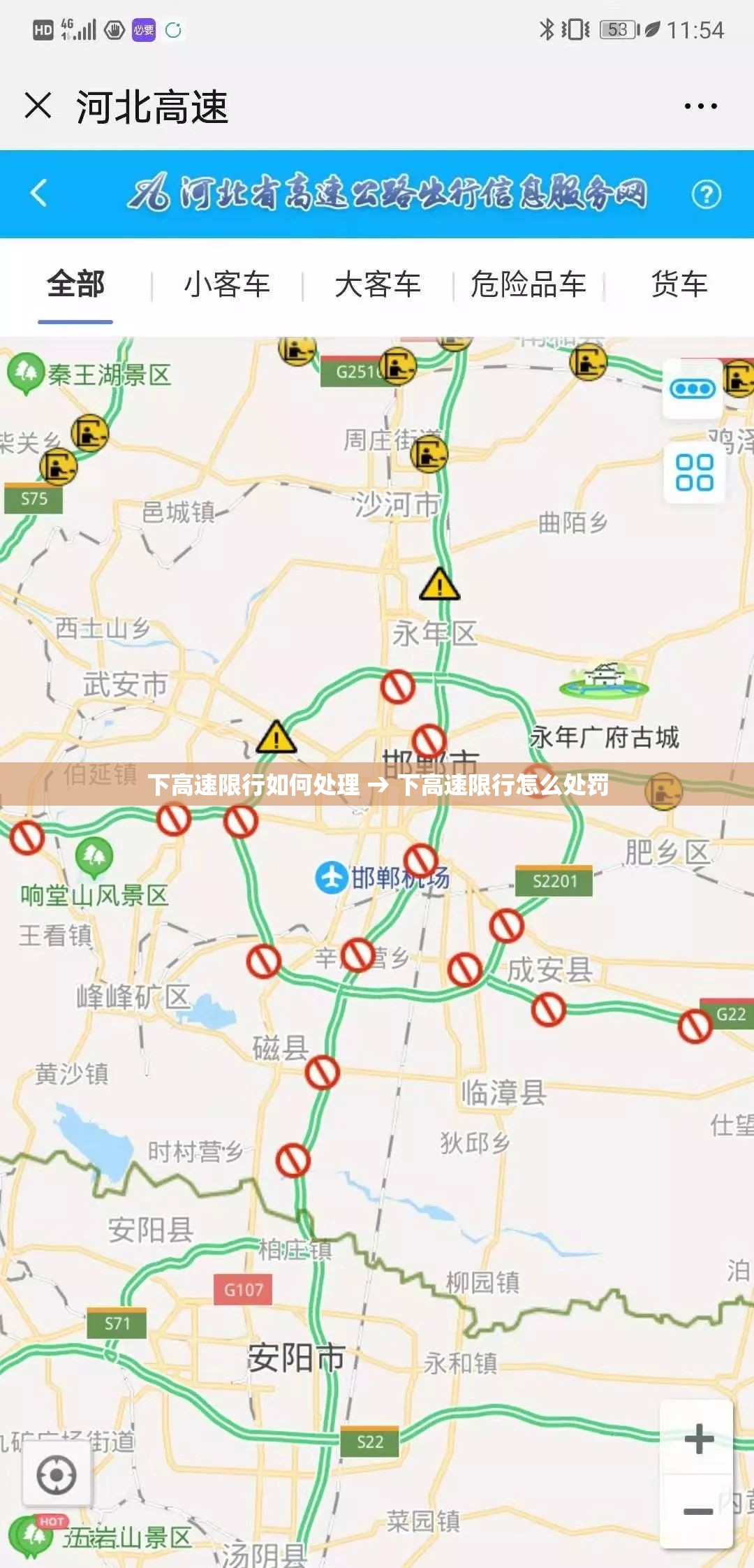 下高速限行如何处理 → 下高速限行怎么处罚 下高速限行如何处理 → 下高速限行怎么处罚