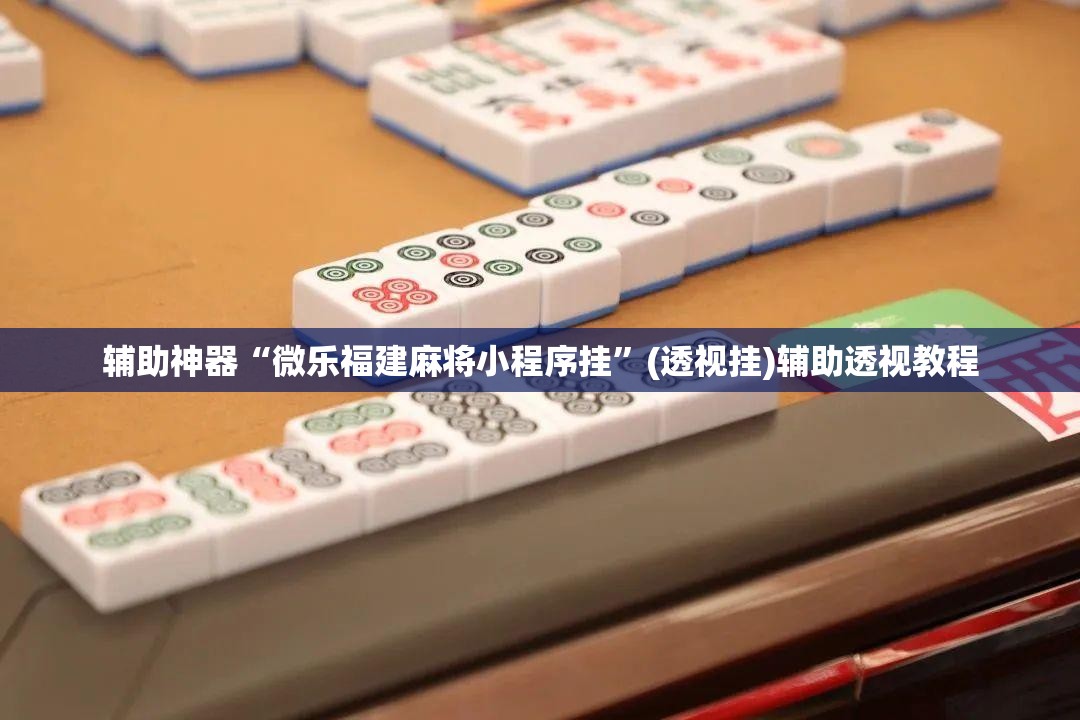 辅助神器“微乐福建麻将小程序挂”(透视挂)辅助透视教程