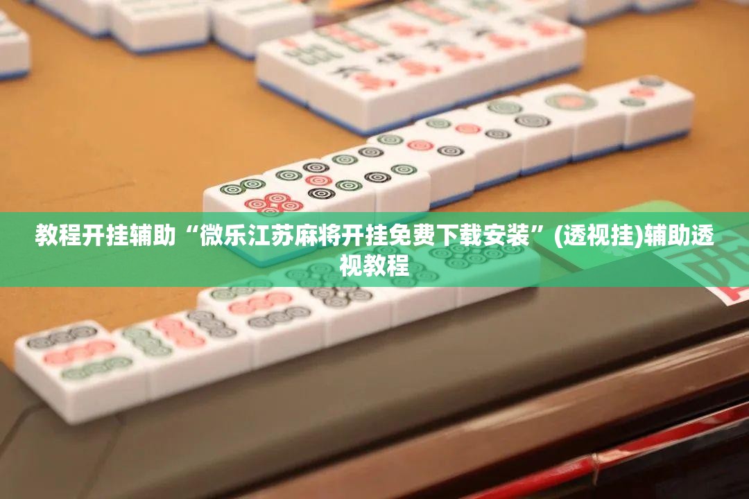 教程开挂辅助“微乐江苏麻将开挂免费下载安装”(透视挂)辅助透视教程
