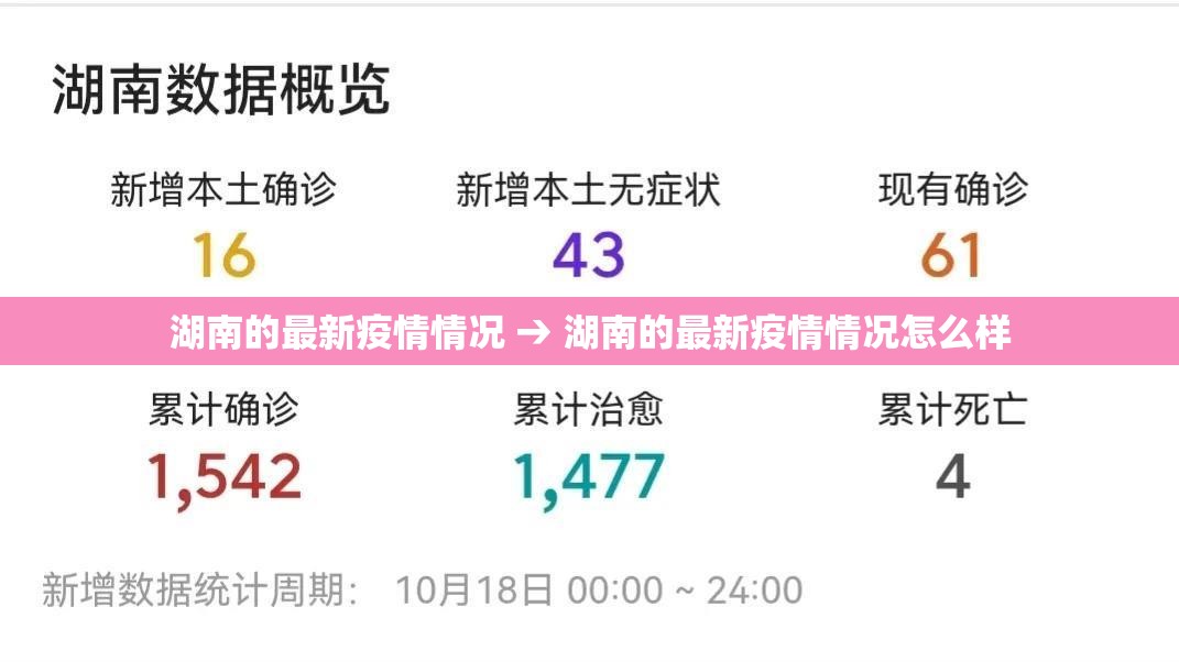 湖南的最新疫情情况 → 湖南的最新疫情情况怎么样 湖南的最新疫情情况 → 湖南的最新疫情情况怎么样