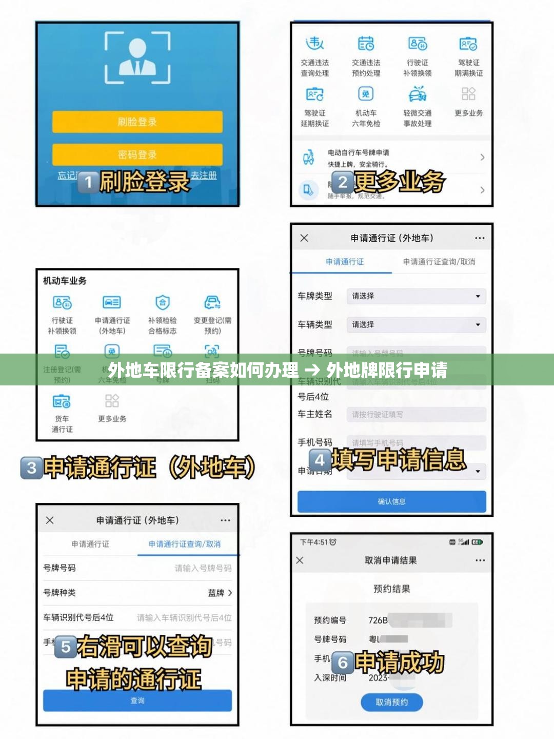 外地车限行备案如何办理 → 外地牌限行申请 外地车限行备案如何办理 → 外地牌限行申请