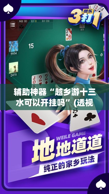 辅助神器“越乡游十三水可以开挂吗	”(透视挂)辅助透视教程
