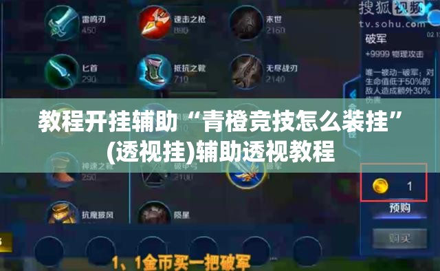 教程开挂辅助“青橙竞技怎么装挂”(透视挂)辅助透视教程