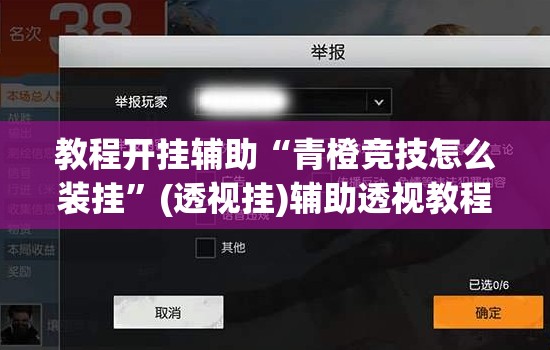 教程开挂辅助“青橙竞技怎么装挂	”(透视挂)辅助透视教程