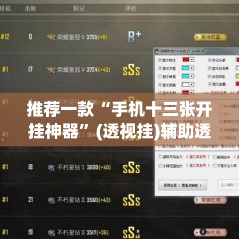 推荐一款“手机十三张开挂神器	”(透视挂)辅助透视教程