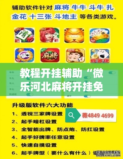 教程开挂辅助“微乐河北麻将开挂免费下载”(透视挂)辅助透视教程