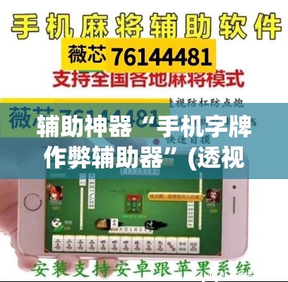 辅助神器“手机字牌作弊辅助器”(透视挂)辅助透视教程